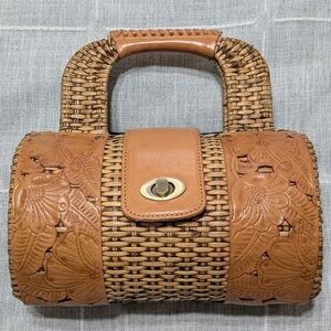 NWOT Women's Rattan Purse